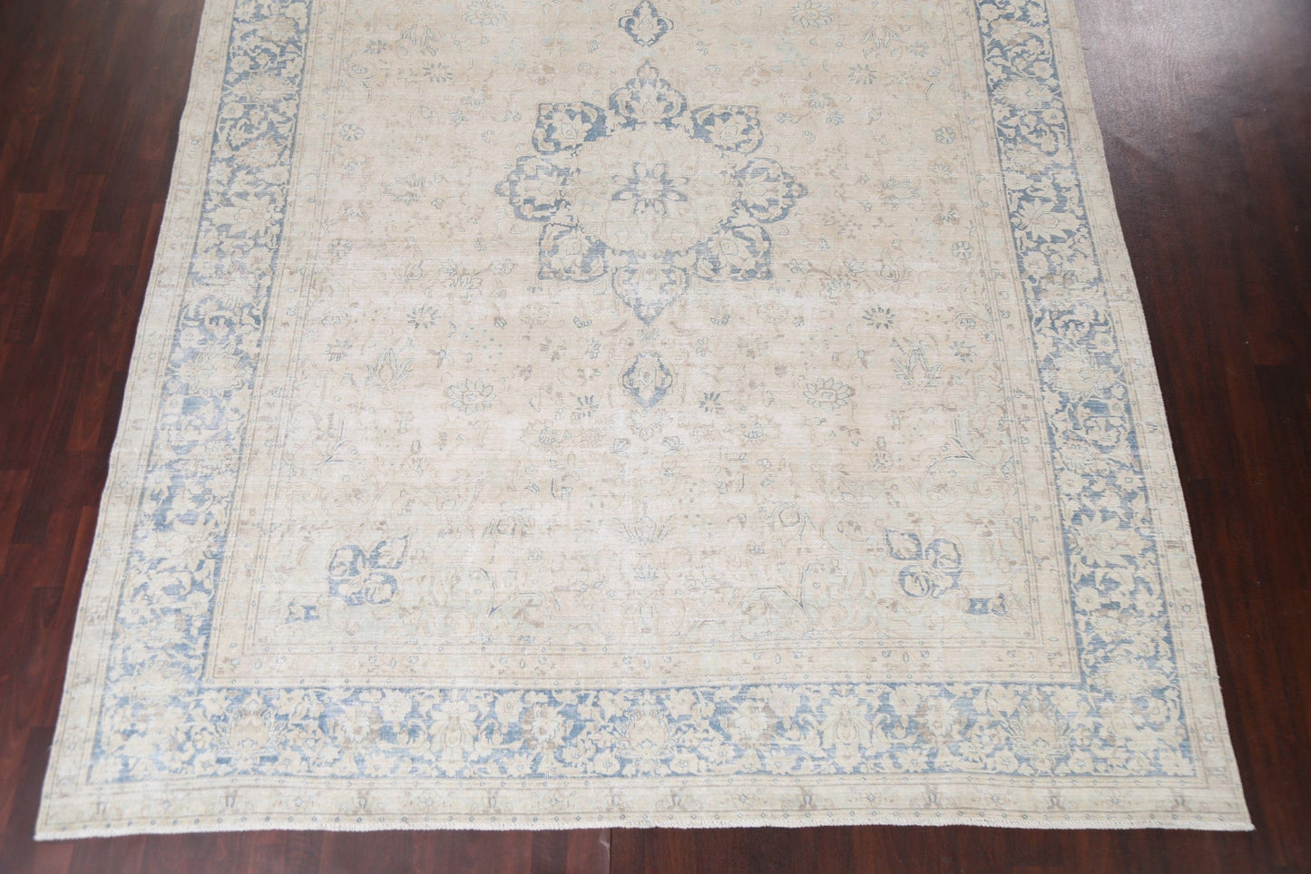 Vintage Floral Kerman Persian Area Rug 10x12