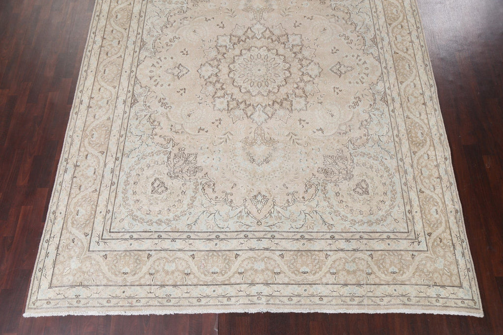 Vintage Wool Kerman Persian Area Rug 10x13