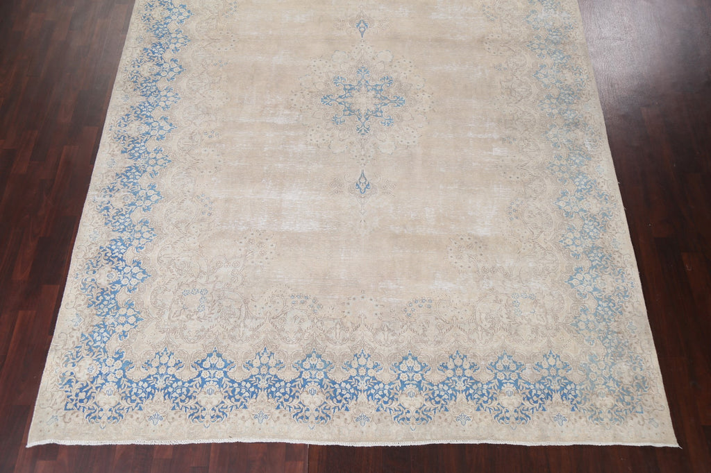 Antique Wool Kerman Persian Area Rug 10x13