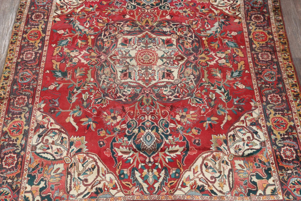 RED 10x12 Heriz Heris Serapi Persian Area Rug