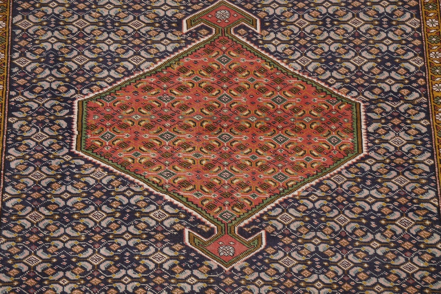 Geometric Tabriz Persian Area Rug 6x9