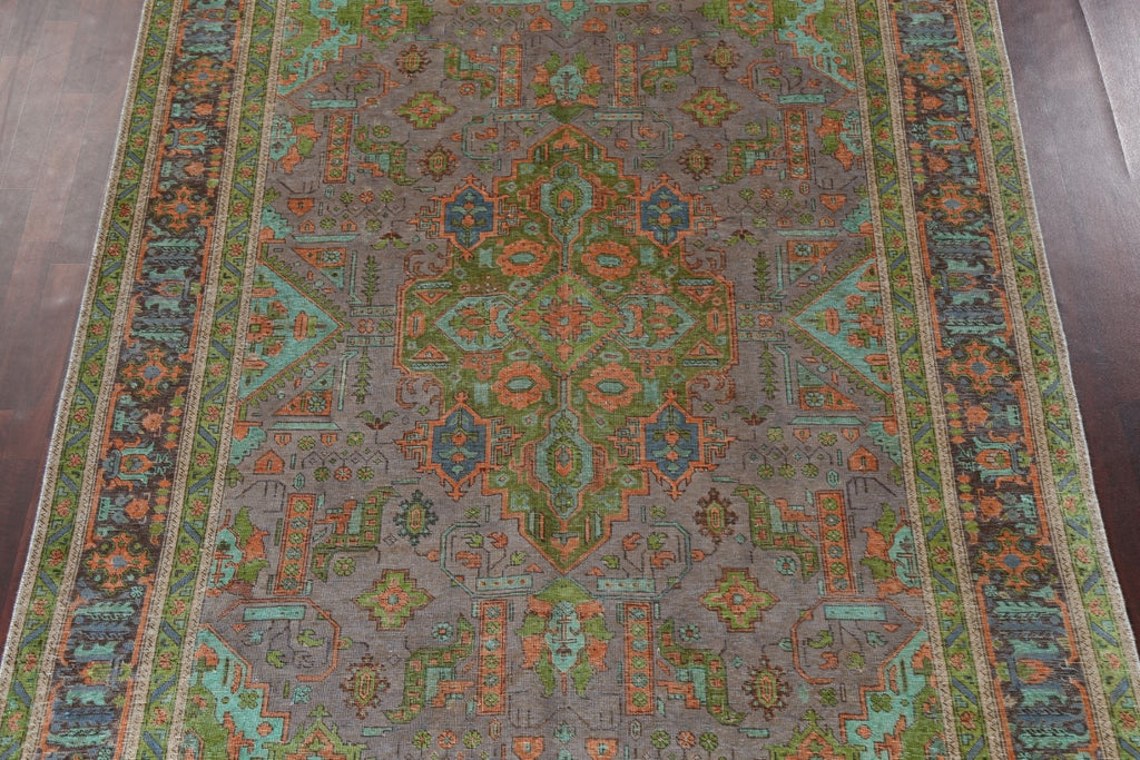 Distressed Tabriz Persian Area Rug 8x11