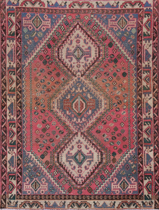 Tribal Wool Sirjan Persian Area Rug 5x6