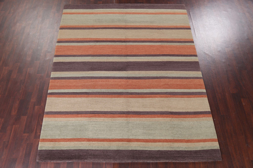 Contemporary Nepalese Wool Area Rug 8x10