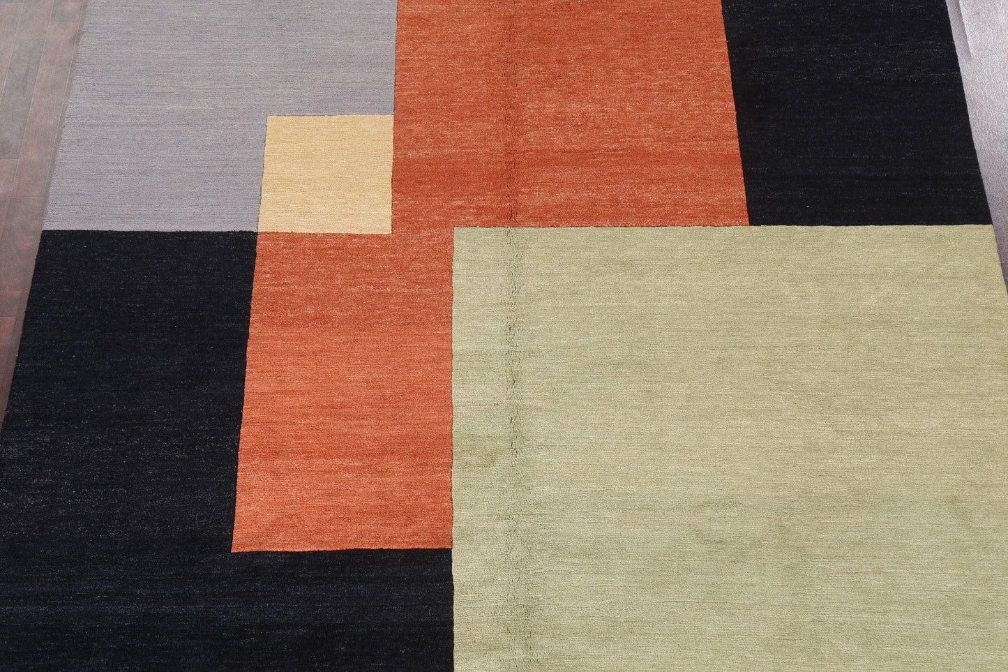 Contemporary Gabbeh Wool Area Rug 8x10