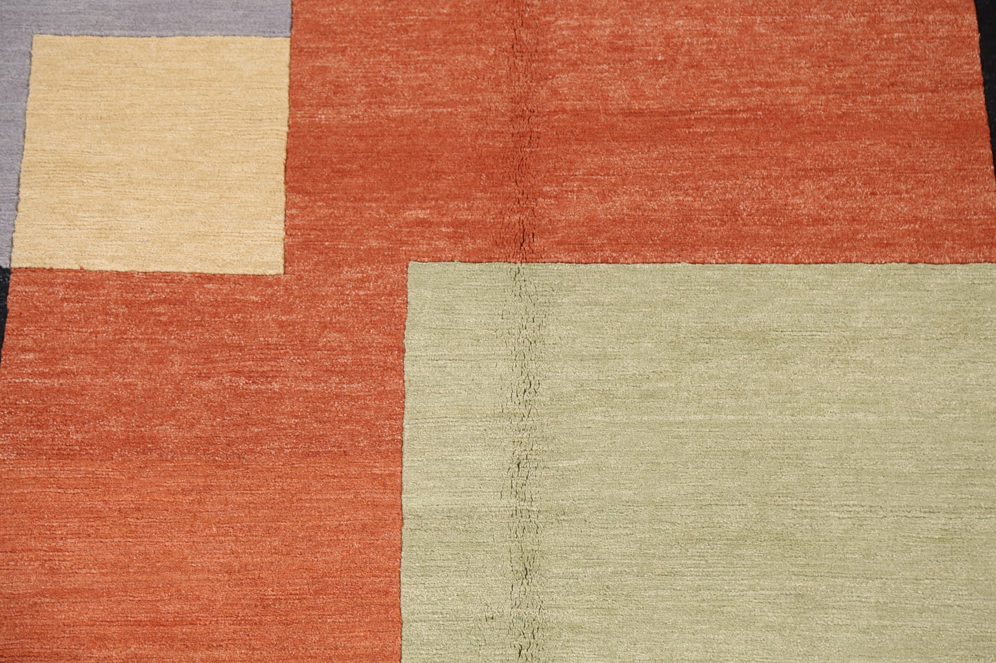 Contemporary Gabbeh Wool Area Rug 8x10