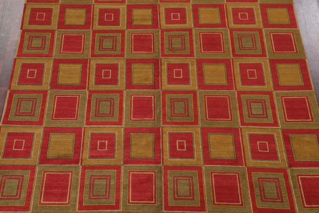 Contemporary Nepalese Wool Area Rug 8x10