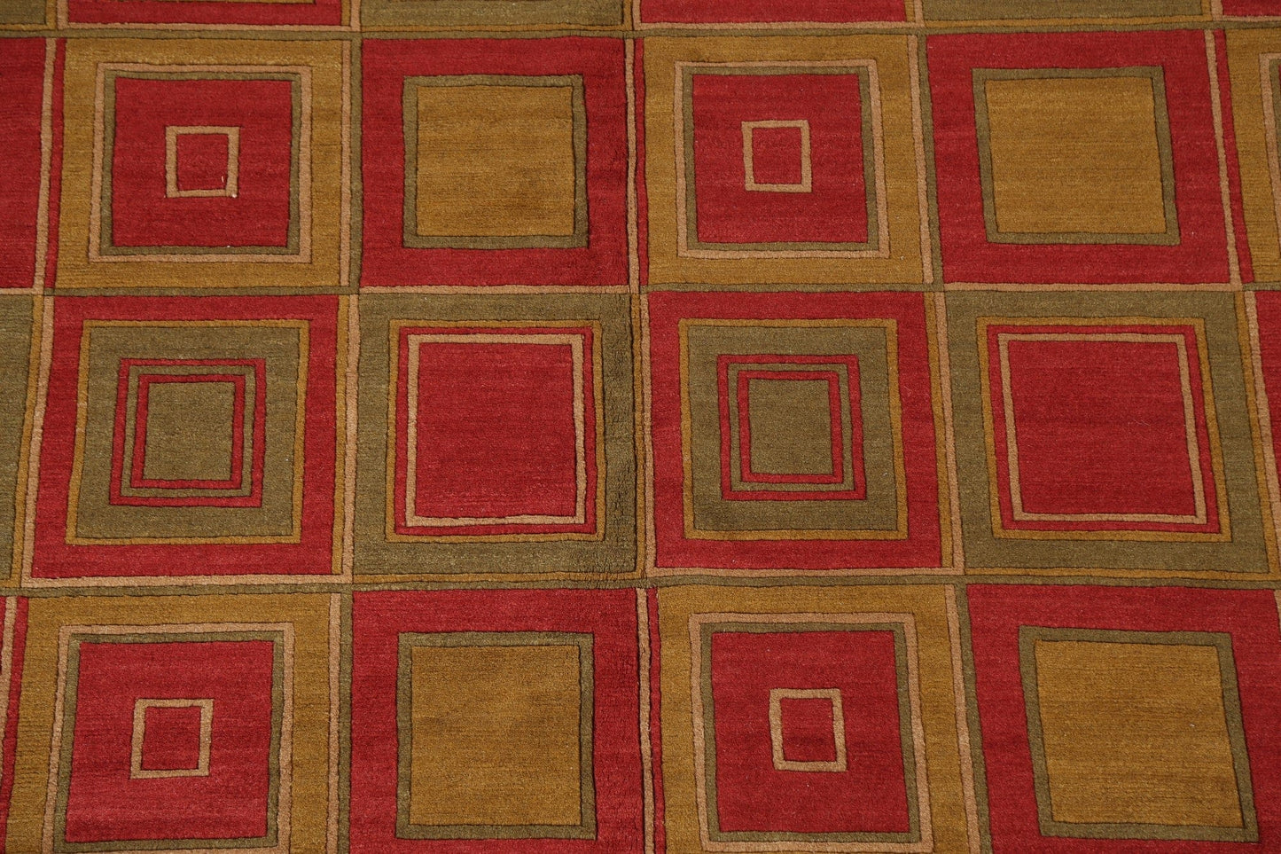 Contemporary Nepalese Wool Area Rug 8x10