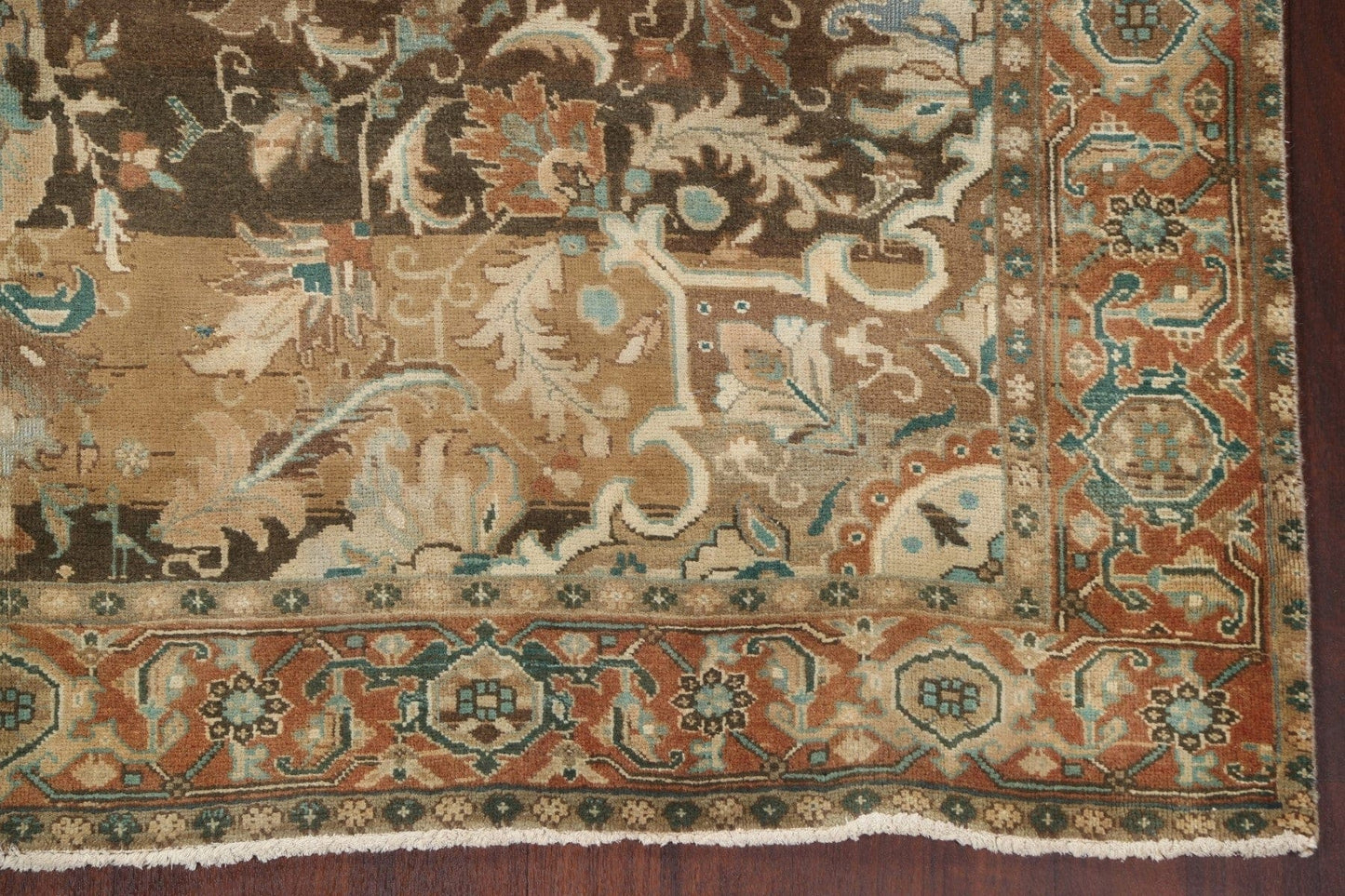 Handmade Wool Heriz Persian Area Rug 8x11