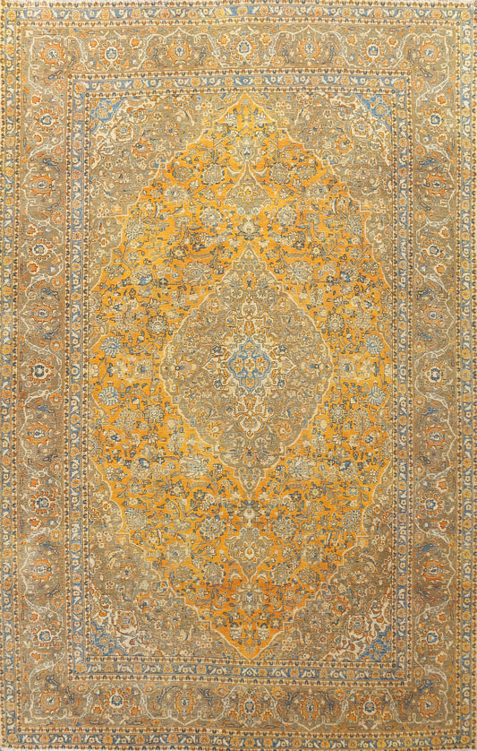 Traditional Kashan Persian Area Rug 9x13