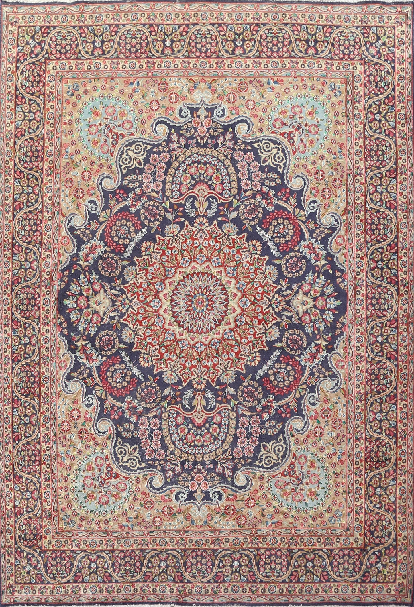 Vegetable Dye Kerman Persian Area Rug 10x12