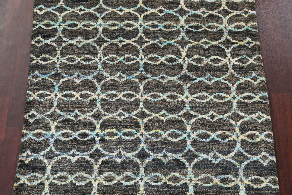 Trellis Abstract Handmade Area Rug 5x8