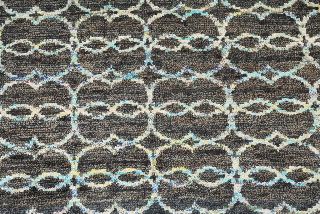 Trellis Abstract Handmade Area Rug 5x8