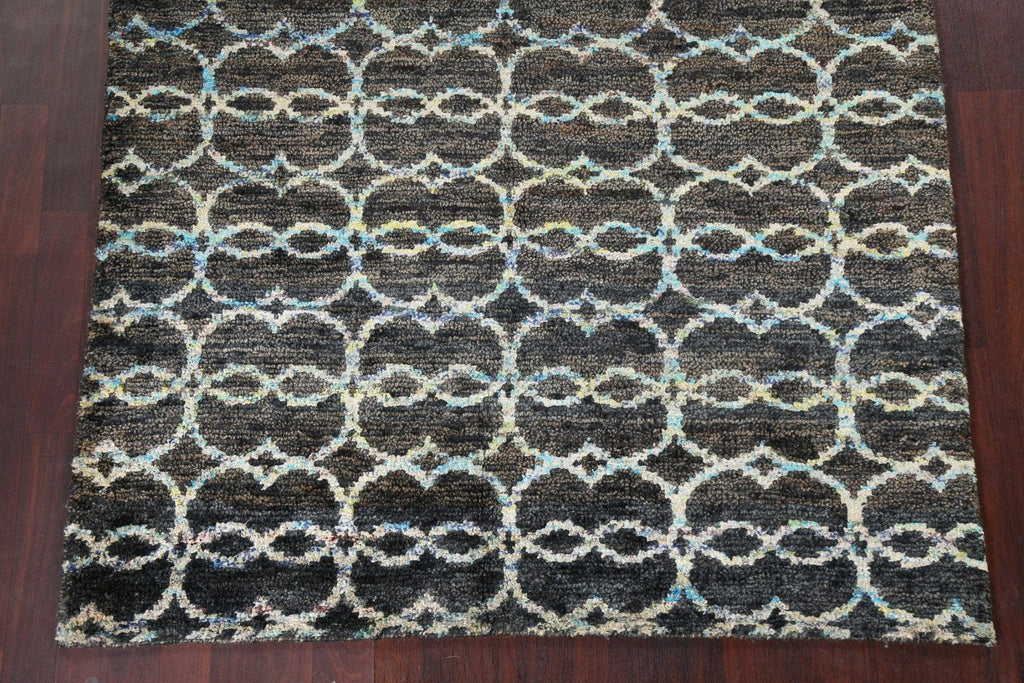 Trellis Abstract Handmade Area Rug 5x8