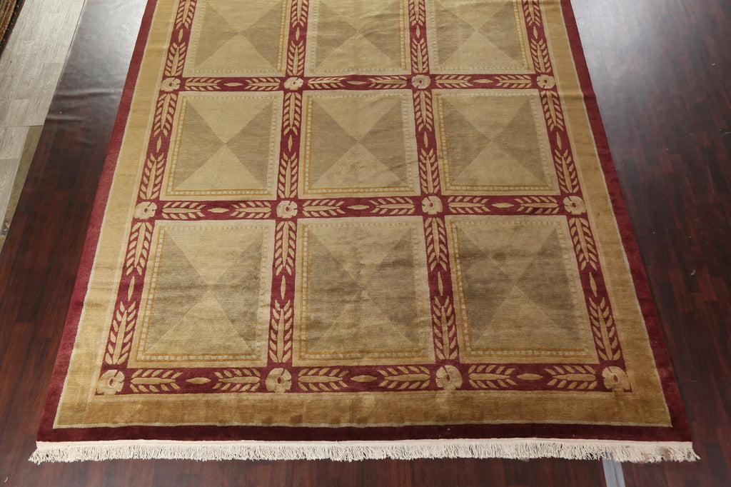 Vegetable Dye Nepalese Large Area Rug 12x18