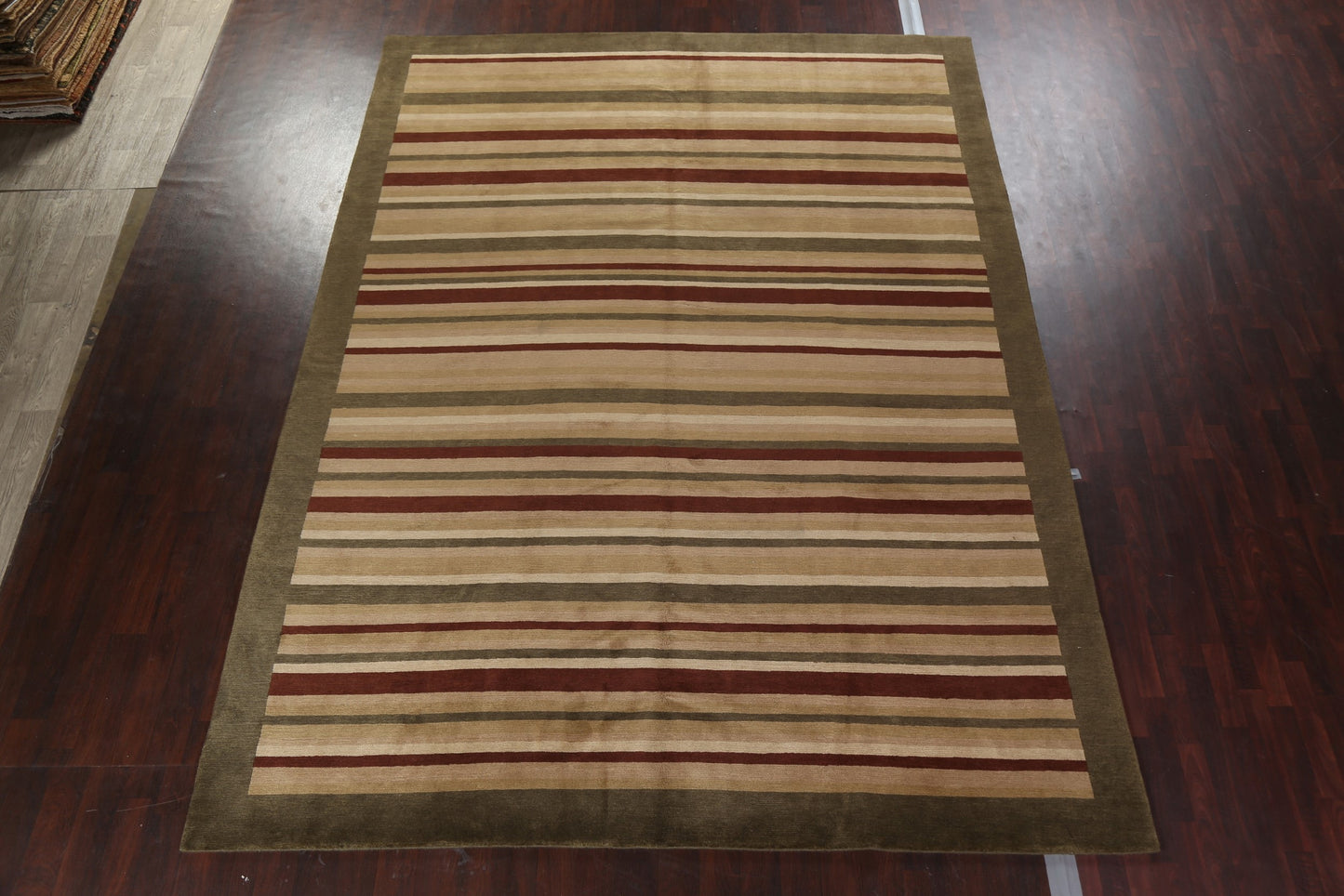 Vegetable Dye Nepalese Wool Area Rug 10x14