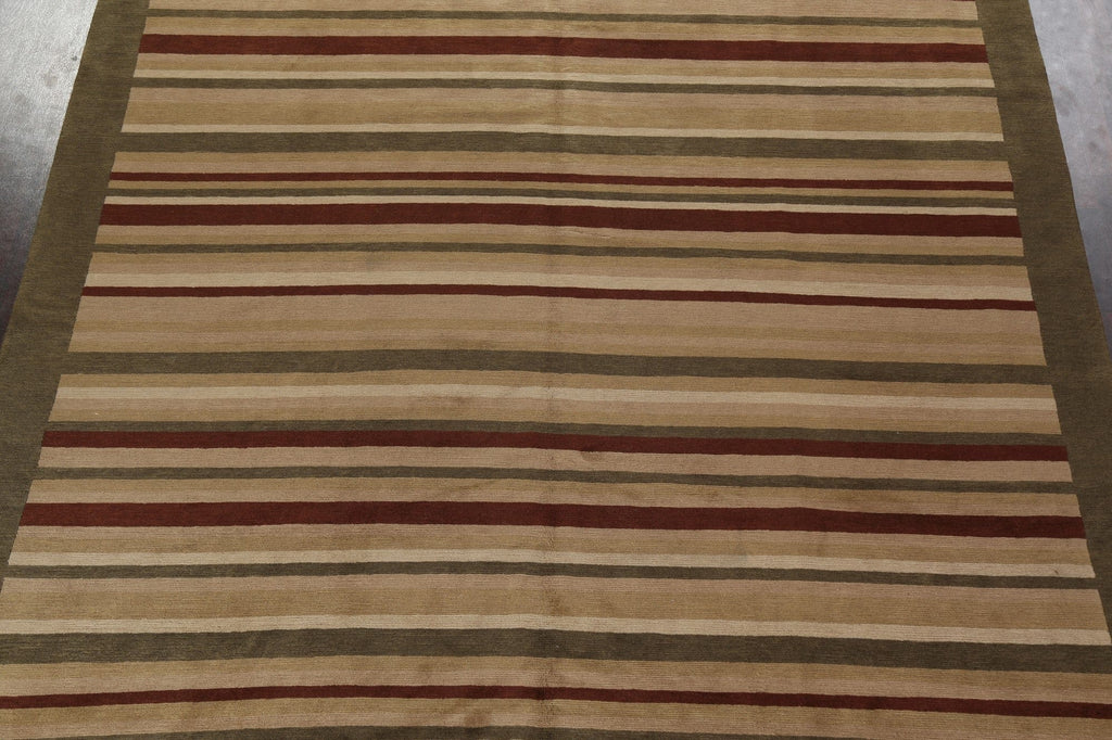 Vegetable Dye Nepalese Wool Area Rug 10x14