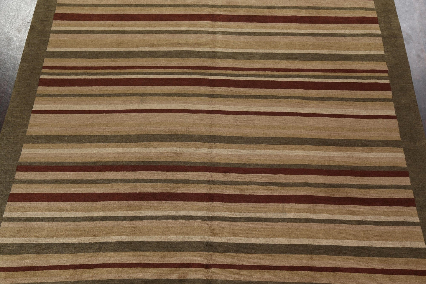 Vegetable Dye Nepalese Wool Area Rug 10x14