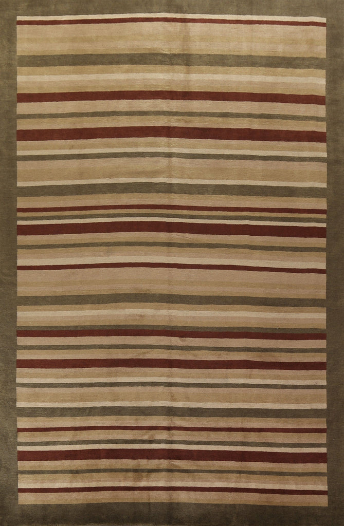 Vegetable Dye Nepalese Wool Area Rug 10x14