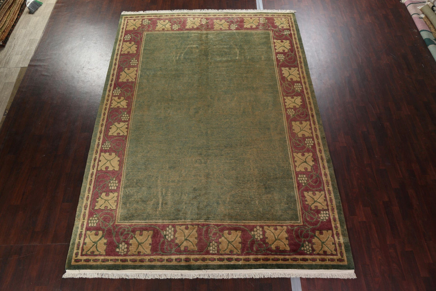 Vegetable Dye Nepalese Wool Area Rug 10x14