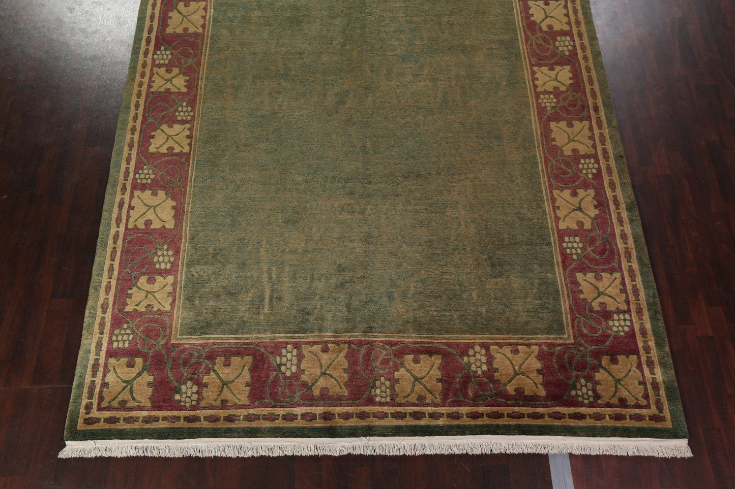 Vegetable Dye Nepalese Wool Area Rug 10x14