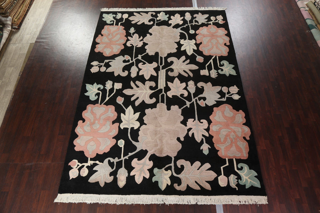 Vegetable Dye Nepalese Wool Area Rug 10x14