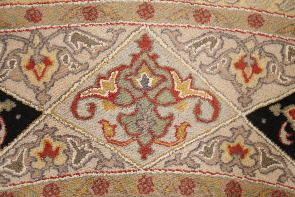 Vegetable Dye Round Tabriz Wool Area Rug 8x8