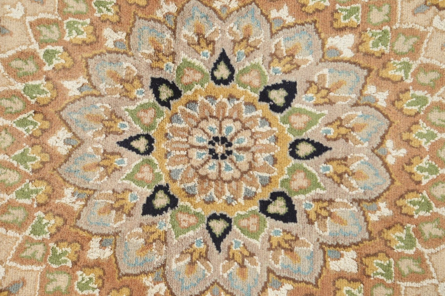 Vegetable Dye Tabriz Round Area Rug 8x8