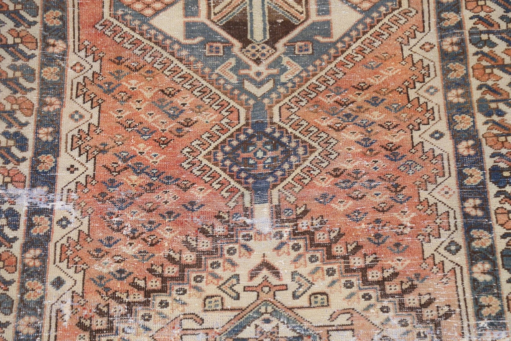 Geometric Bakhtiari Persian Area Rug 5x10