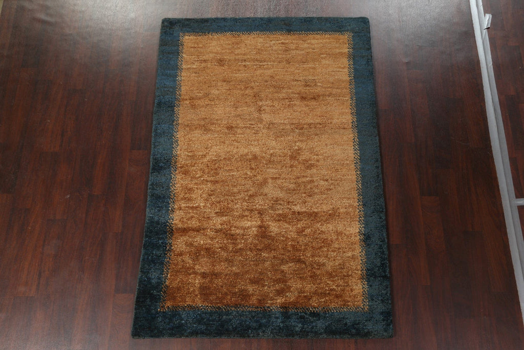 Contemporary Brown Area Rug 5x8