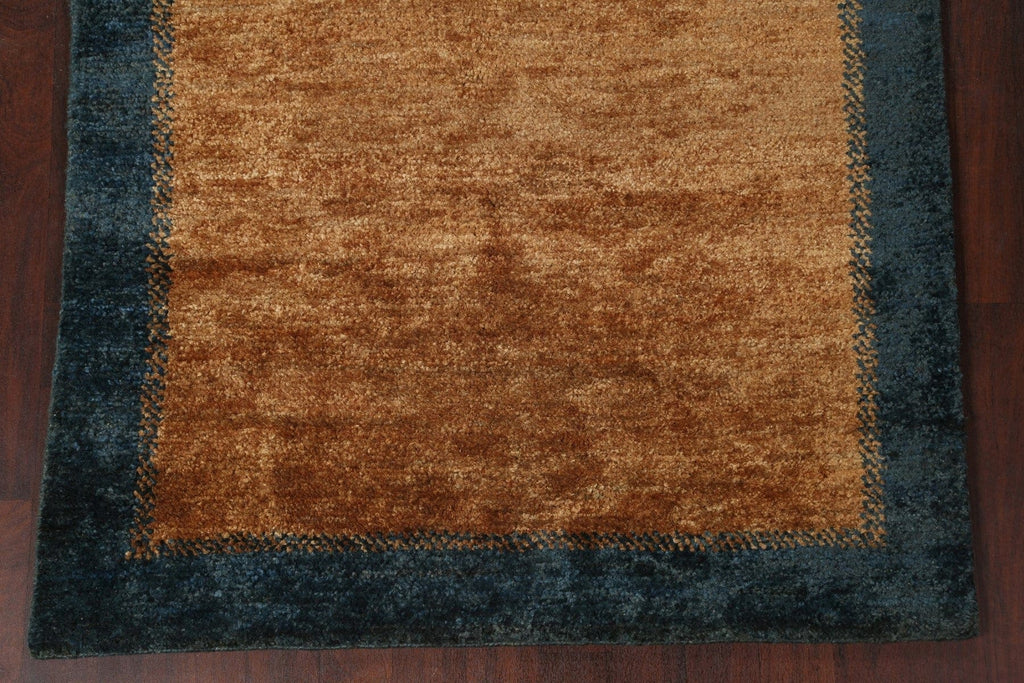 Contemporary Brown Area Rug 5x8