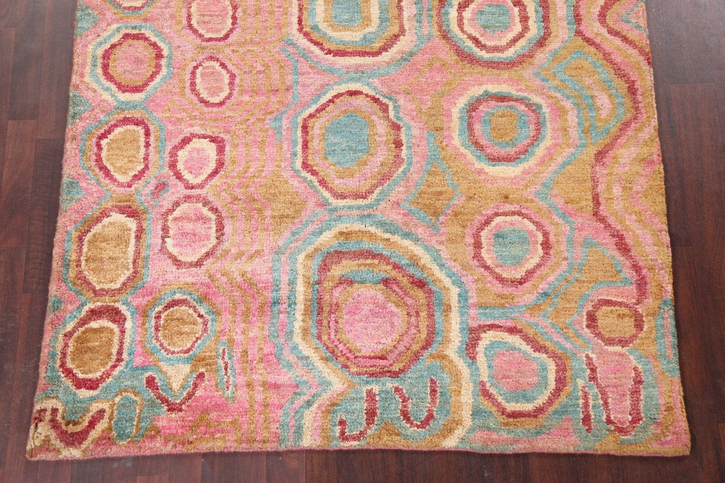 Contemporary Abstract Oriental Area Rug 6x9