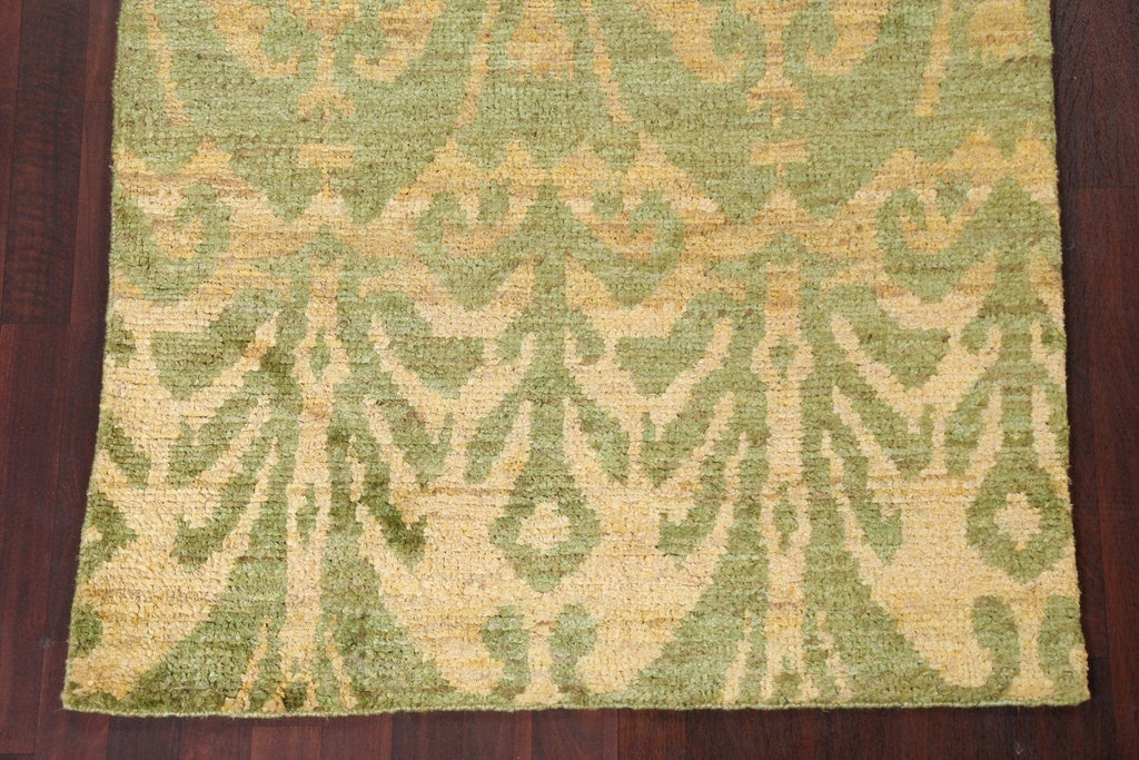 Wool/ Jute Abstract Handmade Area Rug 4x6