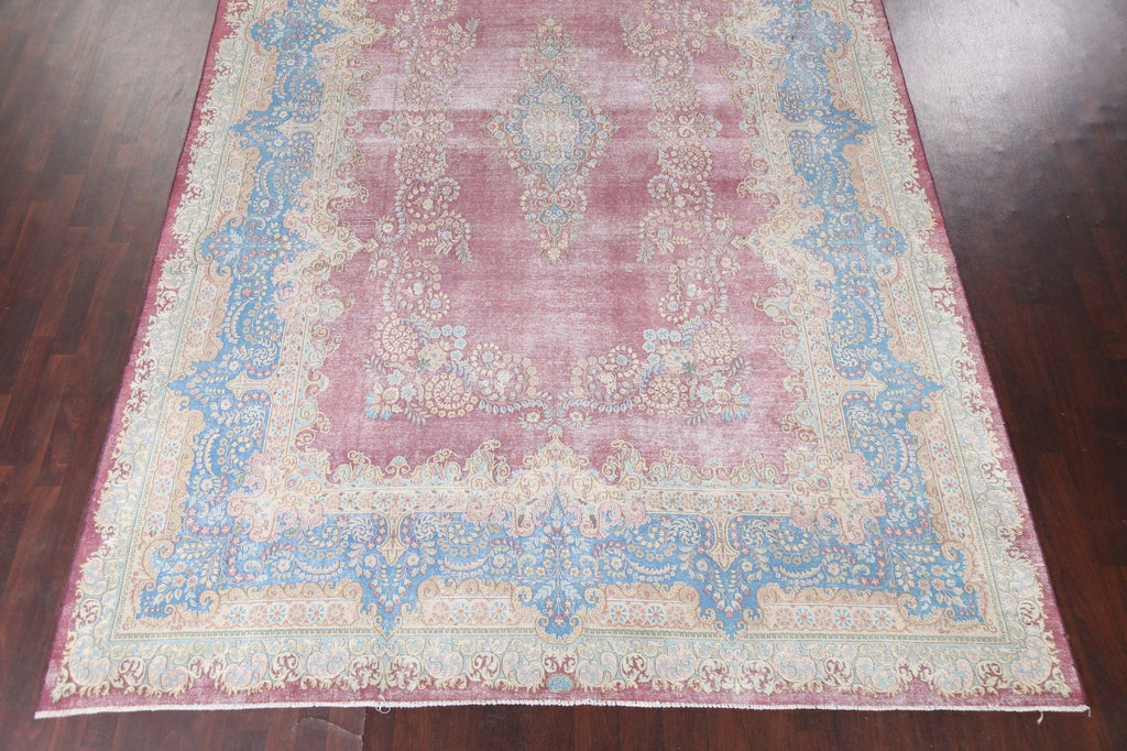 Handmade Large Kerman Persian Area Rug 10x15