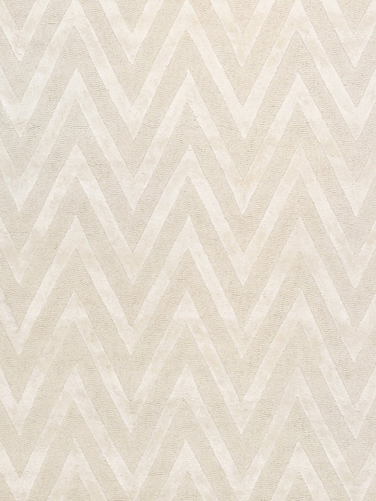 Edgy Collection Hand-Tufted Bamboo Silk & wool Ivory Area Rug