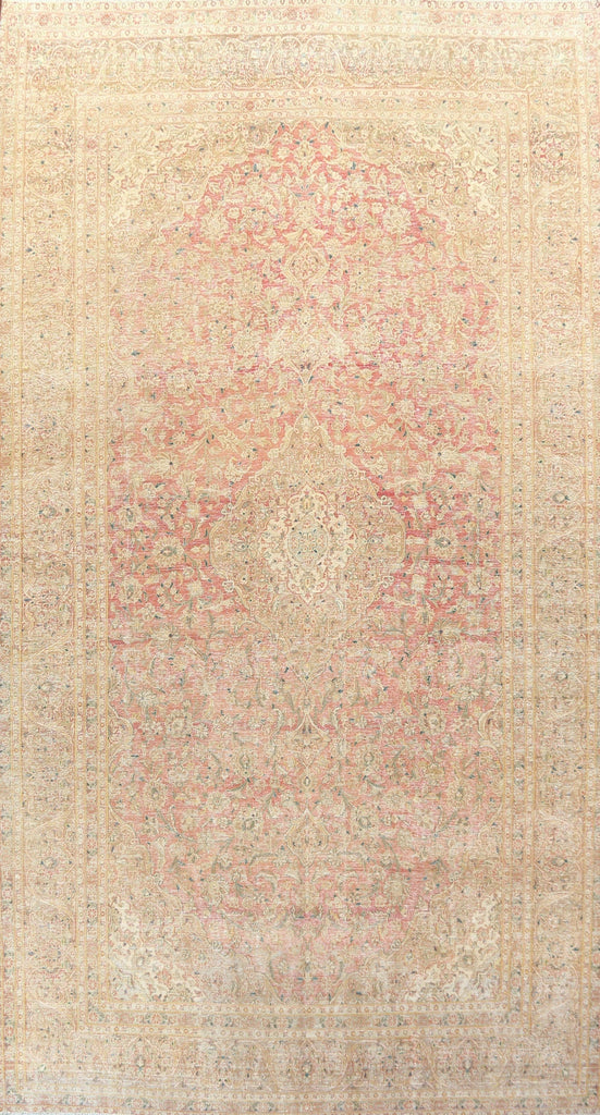 Vegetable Dye Large Kashan Persian Area Rug 10x16