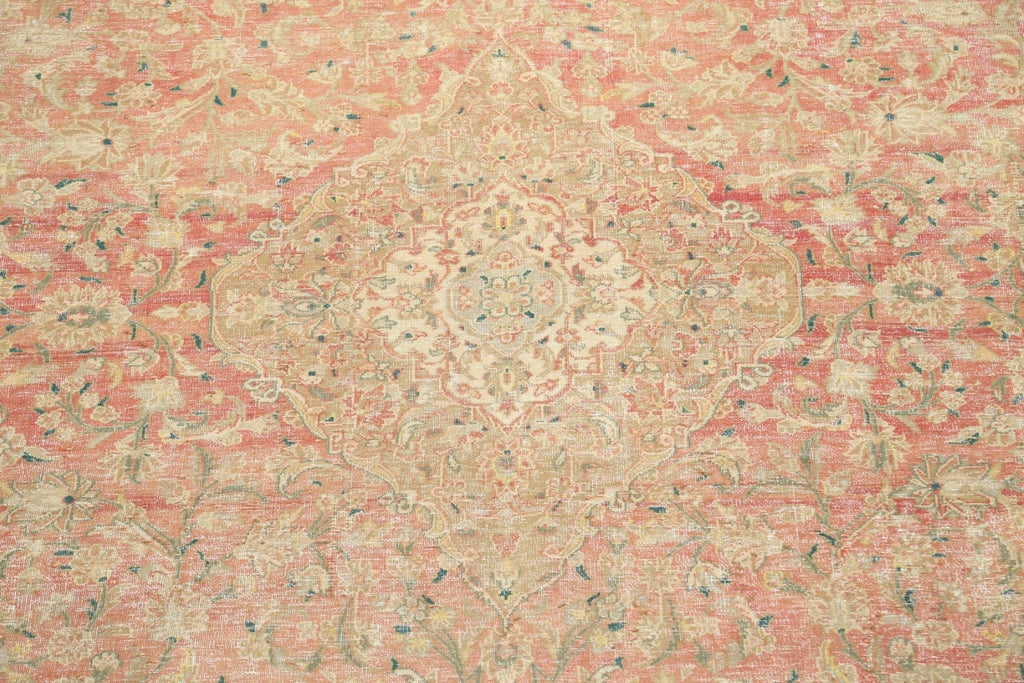 Vegetable Dye Large Kashan Persian Area Rug 10x16