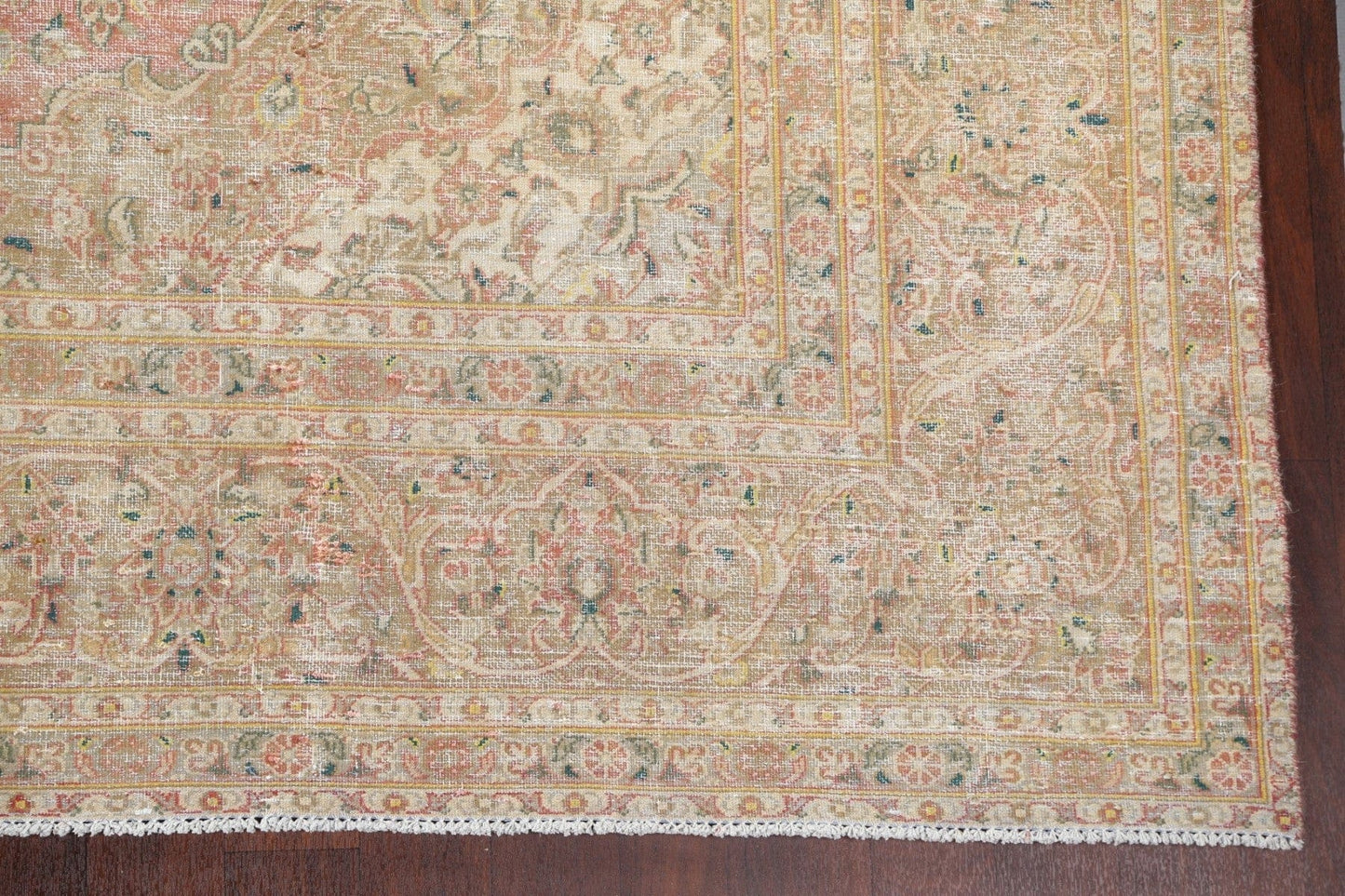 Vegetable Dye Large Kashan Persian Area Rug 10x16