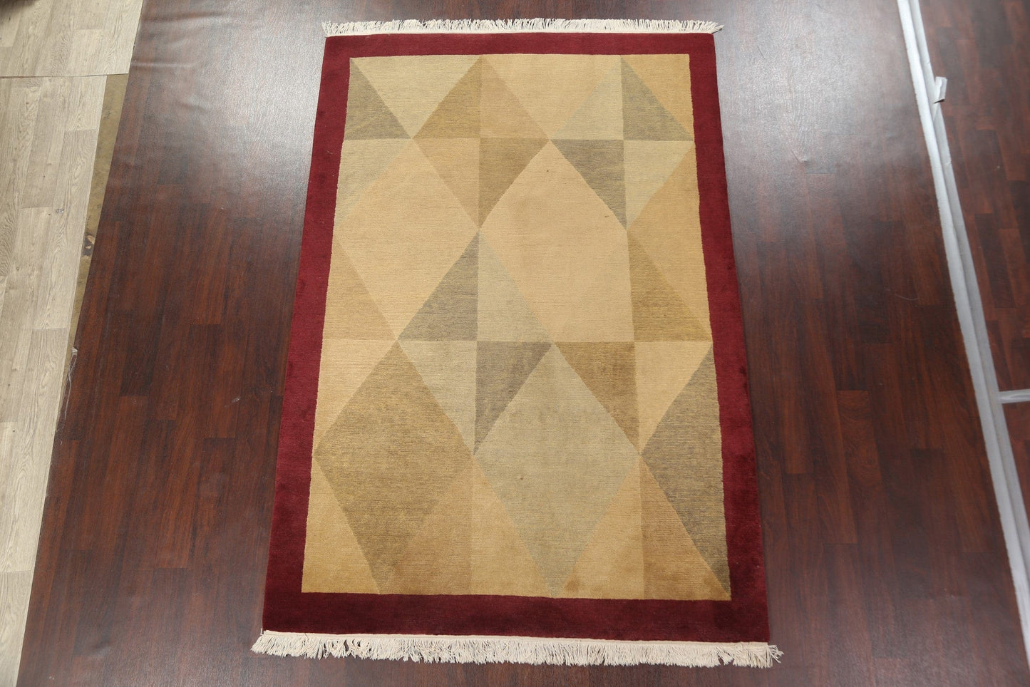 Vegetable Dye Nepalese Wool Area Rug 6x9