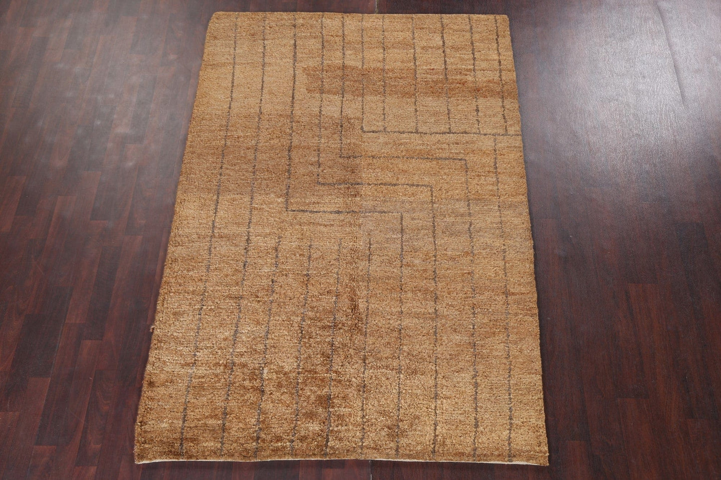 Wool/ Jute Moroccan Handmade Area Rug 5x8