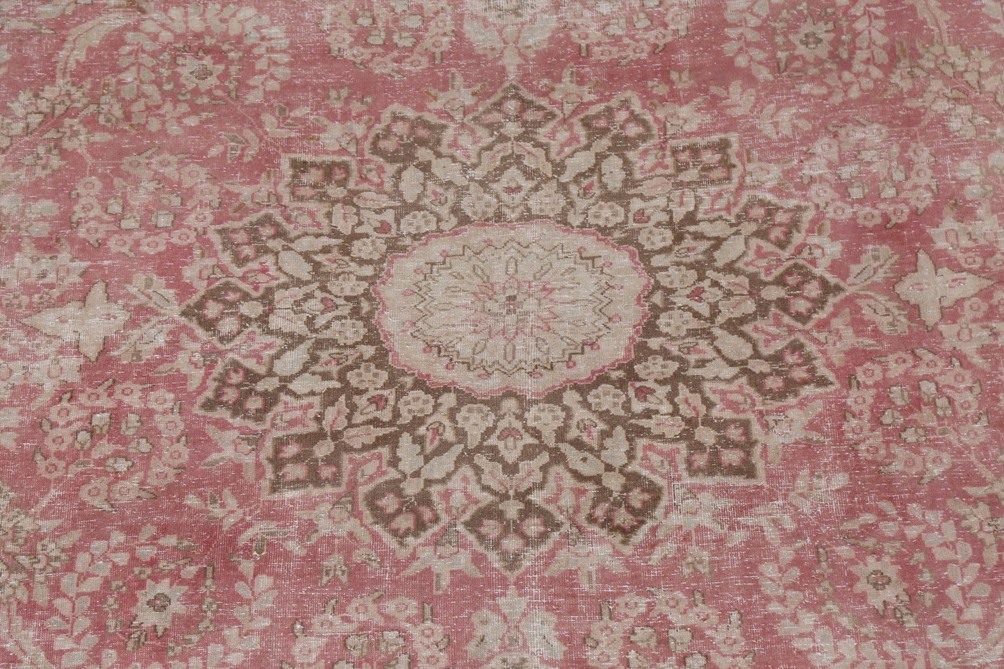 Vintage Wool Kerman Persian Area Rug 8x11