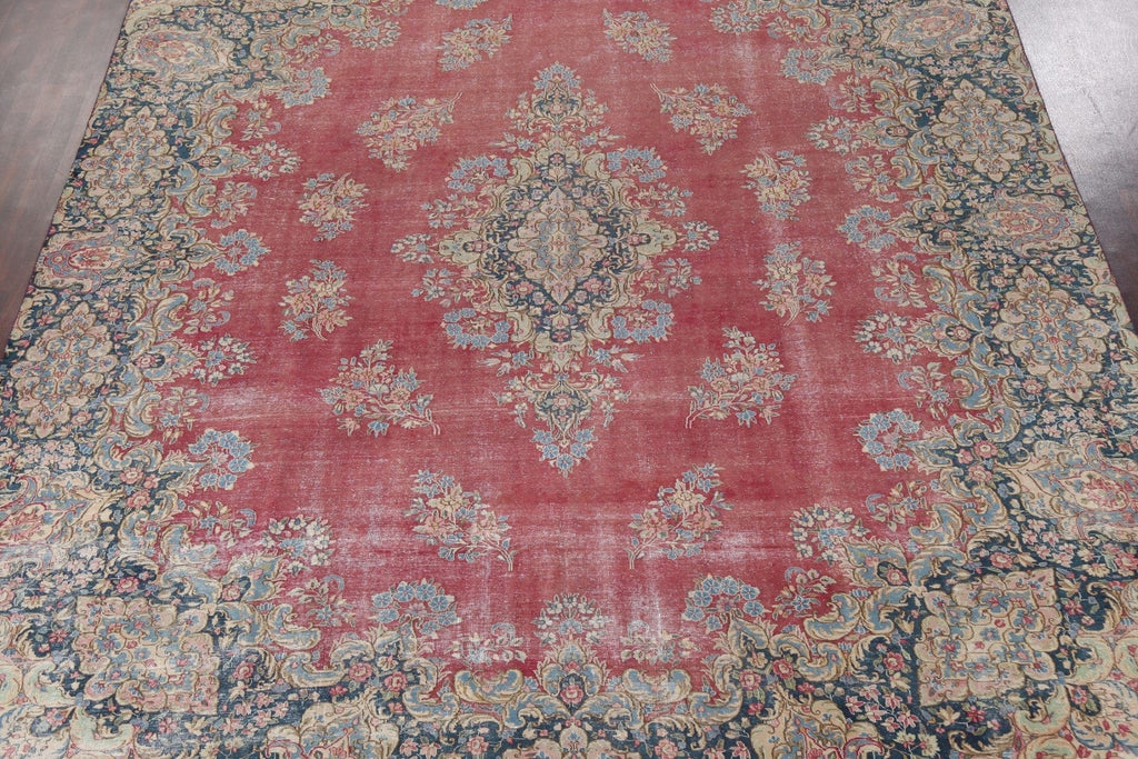 Large Vintage Kerman Persian Area Rug 11x16