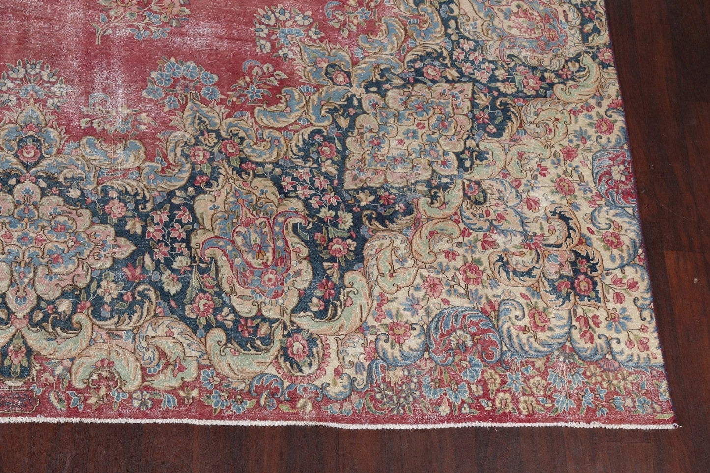 Large Vintage Kerman Persian Area Rug 11x16