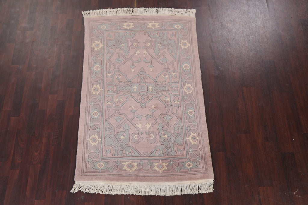 Vegetable Dye Nepalese Wool Area Rug 4x6