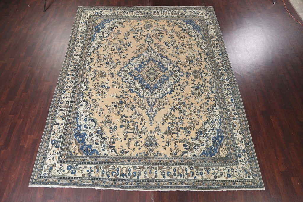 Vintage Wool Hamedan Persian Area Rug 10x13