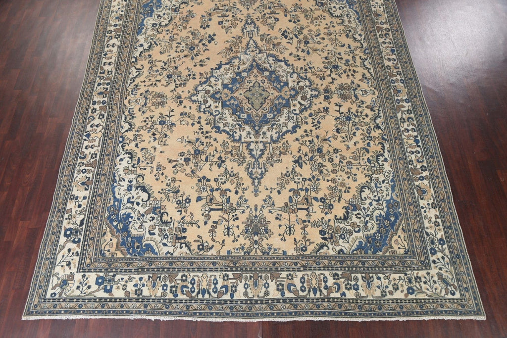 Vintage Wool Hamedan Persian Area Rug 10x13