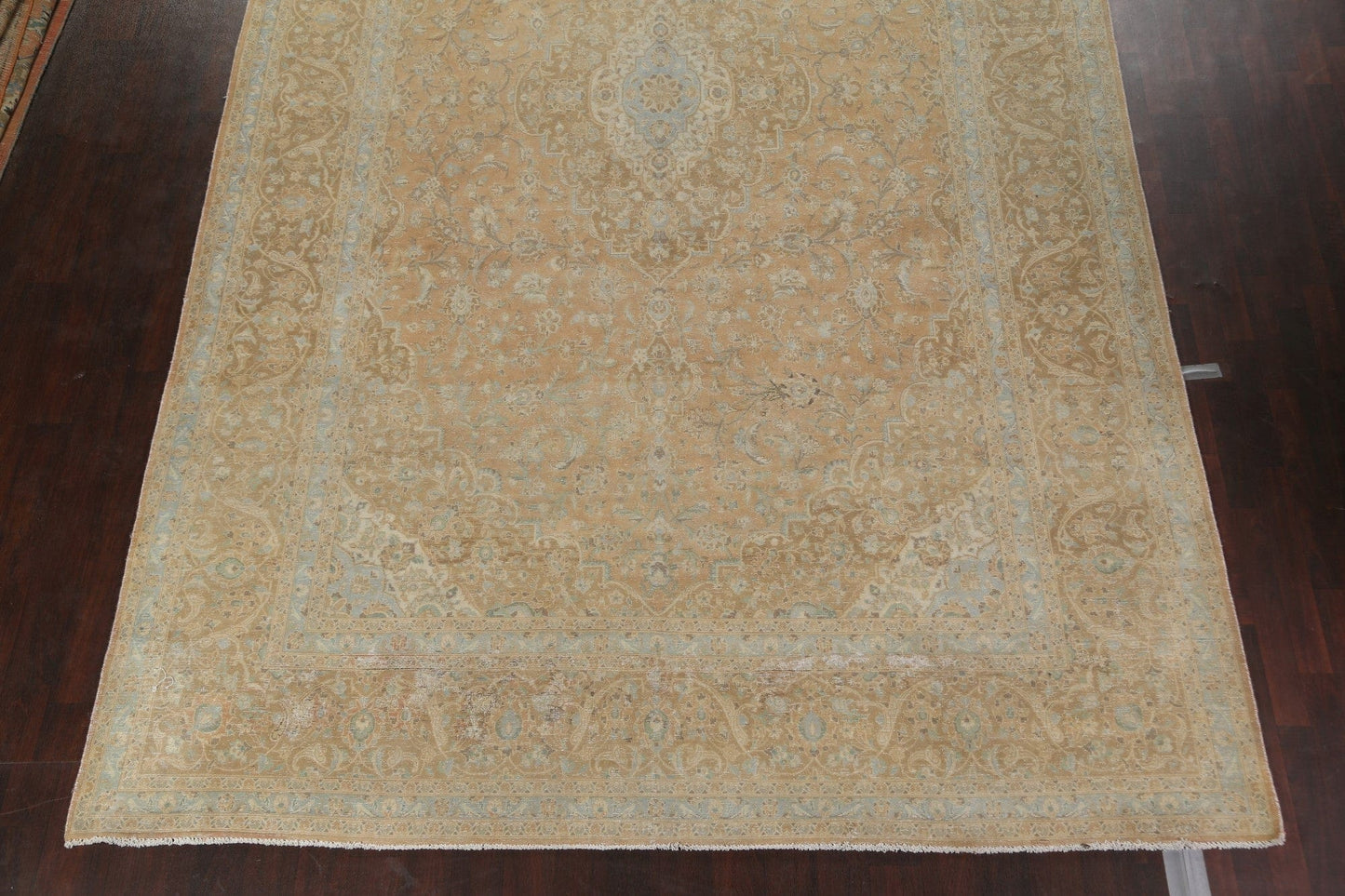 Traditional Vegetable Dye Kerman Persian Area Rug 10x17