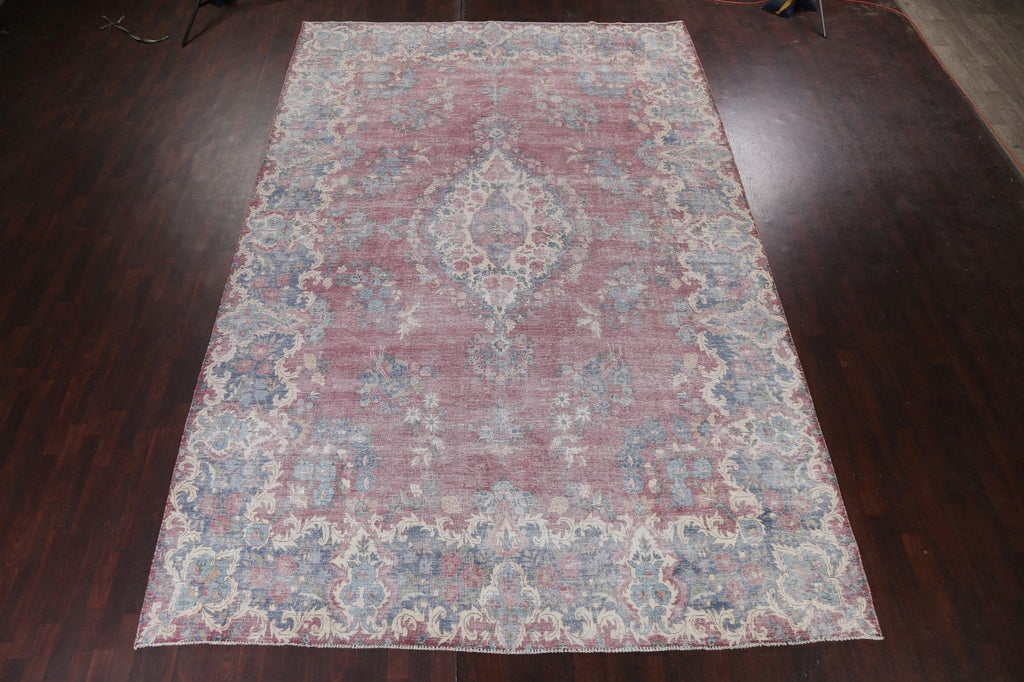 Large Floral Kerman Persian Area Rug 10x15