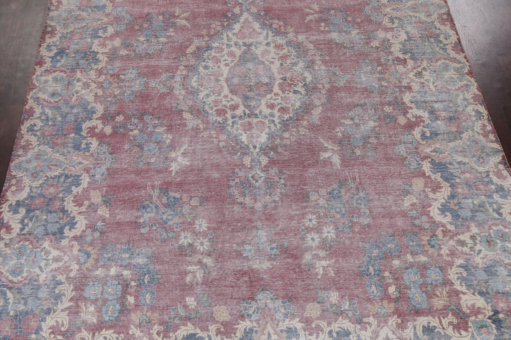 Large Floral Kerman Persian Area Rug 10x15