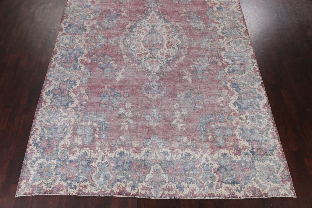 Large Floral Kerman Persian Area Rug 10x15